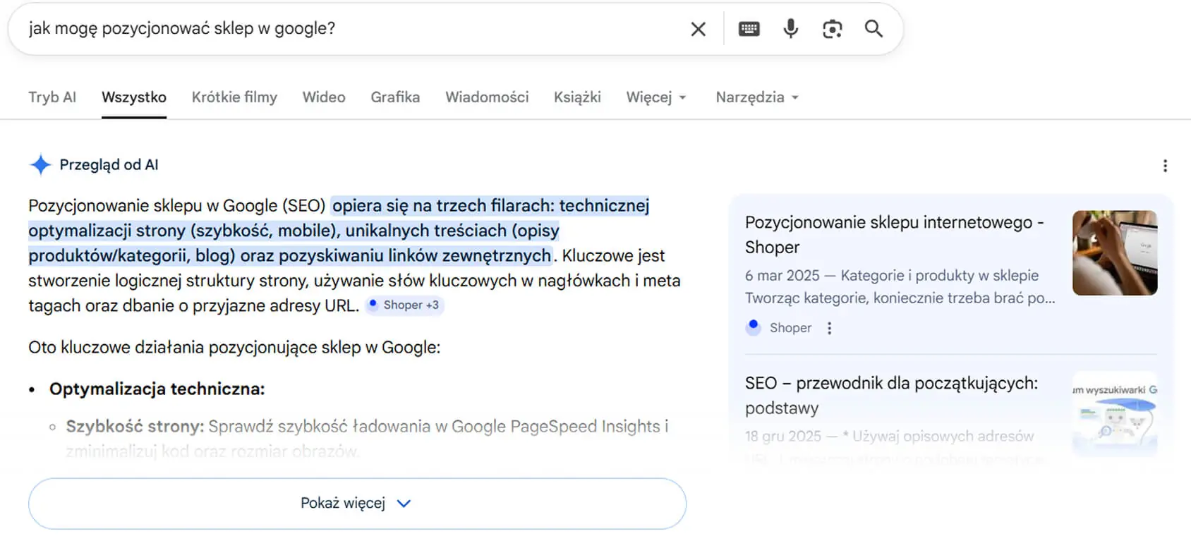 Jak AIO i modele LLM zmieniają podejście do pozycjonowania sklepu?