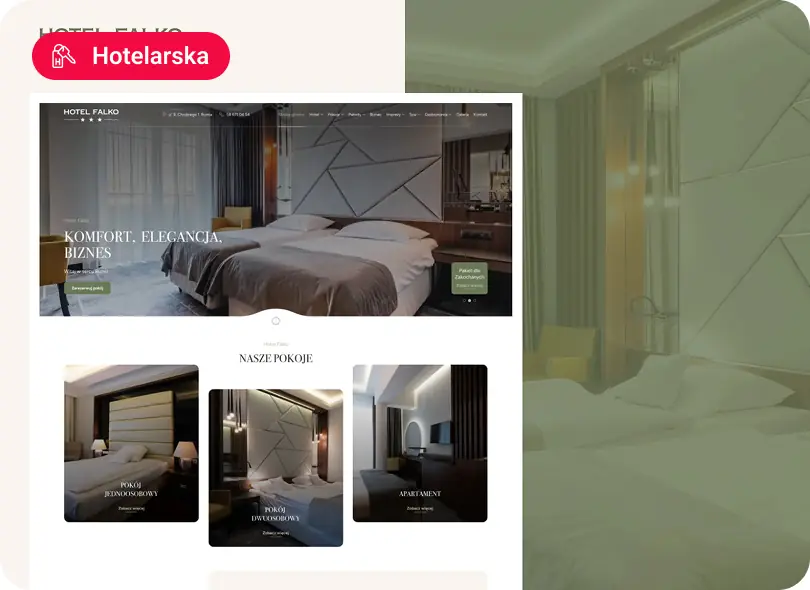 Strona internetowa dla Hotel Falko